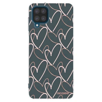 Picasee silikonski prozorni ovitek za Samsung Galaxy A12 A125F - Lots of love