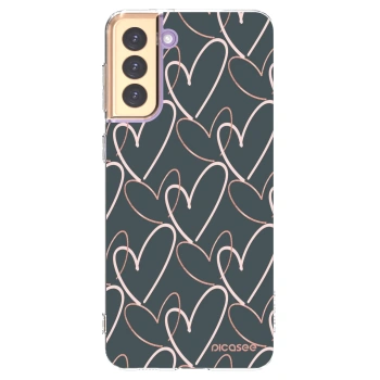 Picasee silikonski prozorni ovitek za Samsung Galaxy S21+ 5G G996F - Lots of love