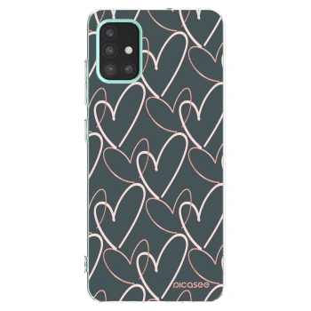 Picasee silikonski prozorni ovitek za Samsung Galaxy M31s - Lots of love