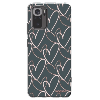 Picasee silikonski prozorni ovitek za Xiaomi Redmi Note 10 - Lots of love
