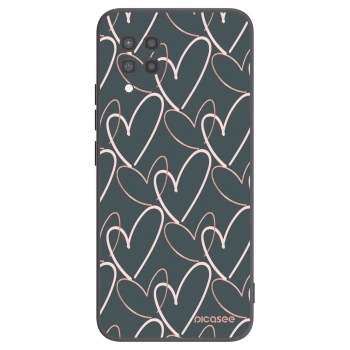 Picasee silikonski črni ovitek za Samsung Galaxy A42 A426B - Lots of love
