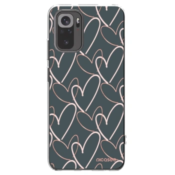 Picasee silikonski prozorni ovitek za Xiaomi Redmi Note 10S - Lots of love