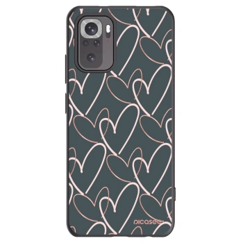 Picasee silikonski črni ovitek za Xiaomi Redmi Note 10S - Lots of love