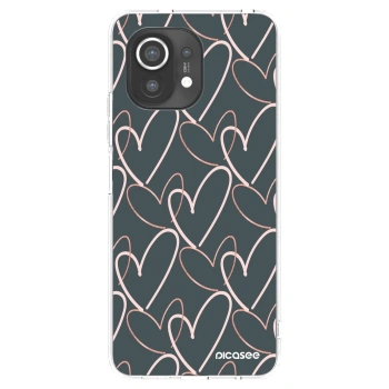 Picasee silikonski prozorni ovitek za Xiaomi Mi 11 - Lots of love