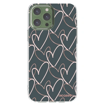 Picasee silikonski prozorni ovitek za Apple iPhone 13 Pro Max - Lots of love
