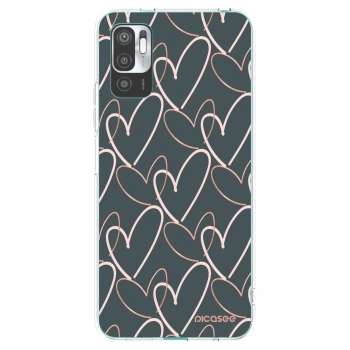 Picasee silikonski prozorni ovitek za Xiaomi Redmi Note 10 5G - Lots of love