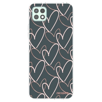 Picasee silikonski prozorni ovitek za Samsung Galaxy A22 A226B 5G - Lots of love