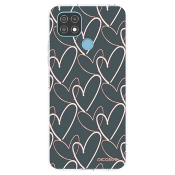 Picasee silikonski prozorni ovitek za Realme C21 - Lots of love