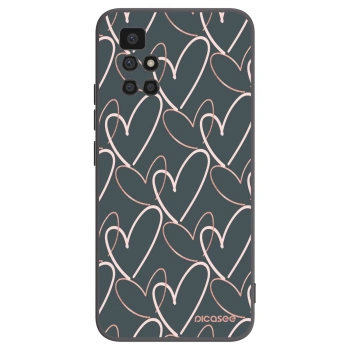 Picasee silikonski črni ovitek za Xiaomi Redmi 10 - Lots of love