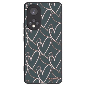 Picasee silikonski črni ovitek za Honor 50 5G - Lots of love