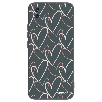 Picasee silikonski črni ovitek za Vivo Y11s - Lots of love