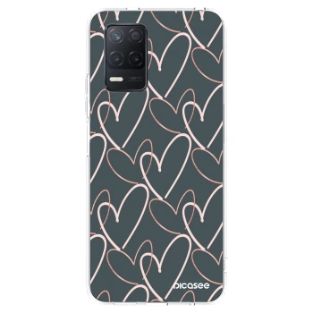 Picasee silikonski prozorni ovitek za Realme 8 5G - Lots of love