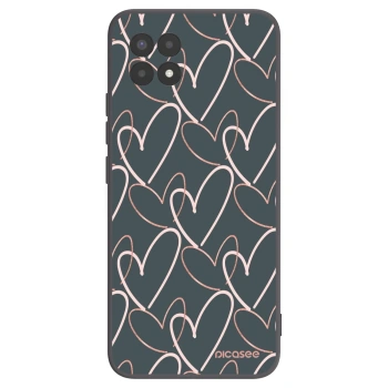 Picasee silikonski črni ovitek za Realme 8i - Lots of love