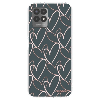Picasee silikonski prozorni ovitek za Realme 8i - Lots of love