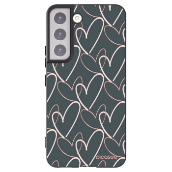 Picasee silikonski črni ovitek za Samsung Galaxy S22 5G - Lots of love