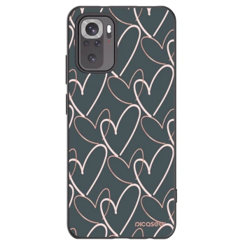 Picasee silikonski črni ovitek za Xiaomi Redmi Note 11S 4G - Lots of love