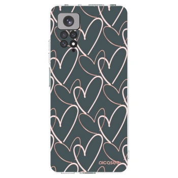Picasee silikonski prozorni ovitek za Xiaomi Redmi Note 11S 4G - Lots of love