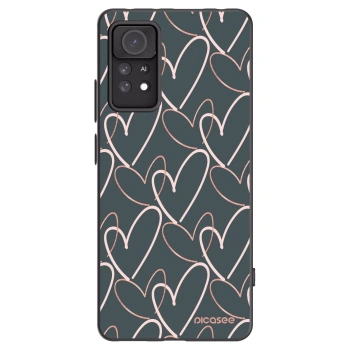Picasee silikonski črni ovitek za Xiaomi Redmi Note 11 Pro - Lots of love