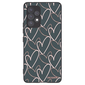 Picasee silikonski črni ovitek za Samsung Galaxy A53 5G A536 - Lots of love
