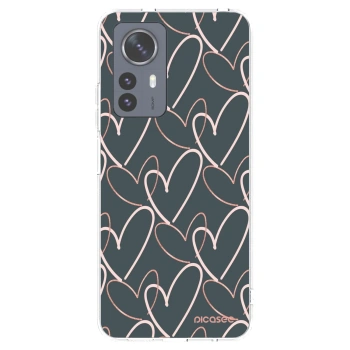 Picasee silikonski prozorni ovitek za Xiaomi 12 Pro - Lots of love