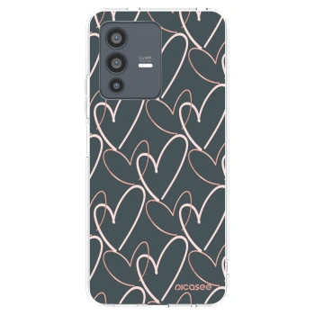 Picasee silikonski prozorni ovitek za Vivo V23 5G - Lots of love