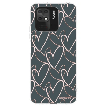 Picasee silikonski prozorni ovitek za Xiaomi Redmi 10C - Lots of love