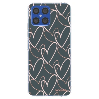 Picasee silikonski prozorni ovitek za Honor X8 4G - Lots of love