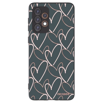 Picasee silikonski črni ovitek za Samsung Galaxy A33 5G A336 - Lots of love