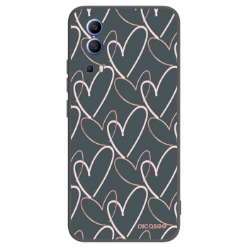 Picasee silikonski črni ovitek za Vivo Y52 5G - Lots of love