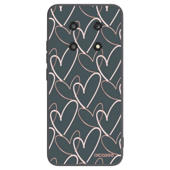 Picasee silikonski črni ovitek za Honor Magic4 Lite 5G - Lots of love