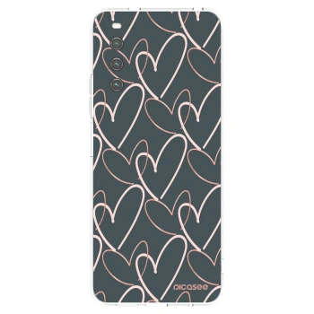 Picasee silikonski prozorni ovitek za Sony Xperia 10 IV 5G - Lots of love