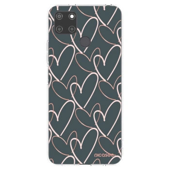 Picasee silikonski prozorni ovitek za Realme C21Y - Lots of love