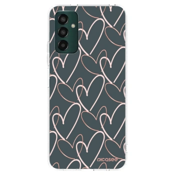 Picasee silikonski prozorni ovitek za Samsung Galaxy M13 M135F - Lots of love