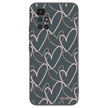 Picasee silikonski črni ovitek za Xiaomi Redmi 10 (2022) - Lots of love
