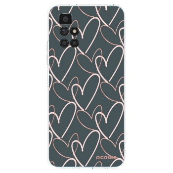 Picasee silikonski prozorni ovitek za Xiaomi Redmi 10 (2022) - Lots of love