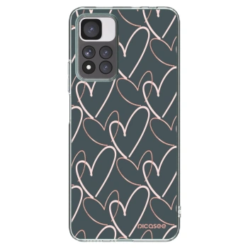 Picasee silikonski prozorni ovitek za Xiaomi Redmi Note 11 Pro+ 5G - Lots of love