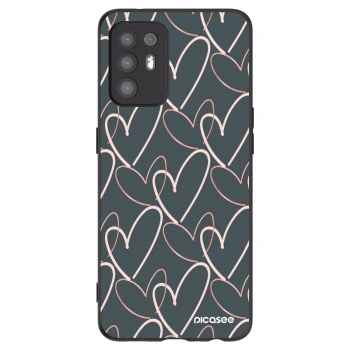 Picasee silikonski črni ovitek za OPPO A94 5G - Lots of love