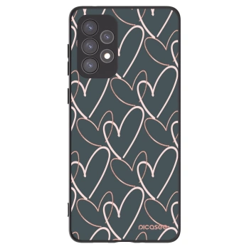 Picasee silikonski črni ovitek za Samsung Galaxy A73 5G - Lots of love