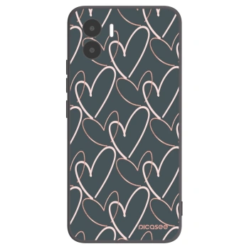 Picasee silikonski črni ovitek za Xiaomi Redmi A1 - Lots of love