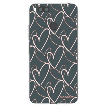 Picasee silikonski prozorni ovitek za Xiaomi Redmi A1 - Lots of love