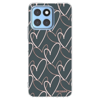 Picasee silikonski prozorni ovitek za Honor X8 5G - Lots of love