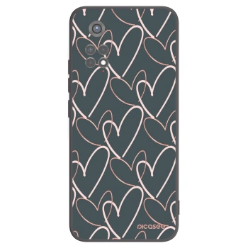 Picasee silikonski črni ovitek za Xiaomi Redmi Note 11S 5G - Lots of love