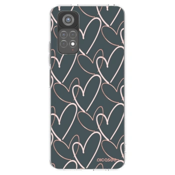 Picasee silikonski prozorni ovitek za Xiaomi Redmi Note 11S 5G - Lots of love