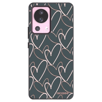 Picasee silikonski črni ovitek za Xiaomi 13 Lite - Lots of love