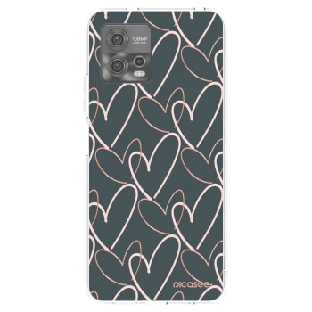 Picasee silikonski prozorni ovitek za Motorola Moto G72 - Lots of love