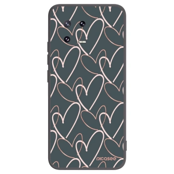 Picasee silikonski črni ovitek za Xiaomi 13 Pro - Lots of love
