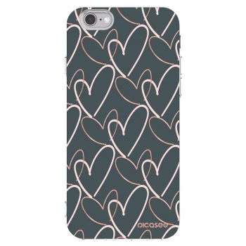 Picasee silikonski prozorni ovitek za Apple iPhone 6/6S - Lots of love