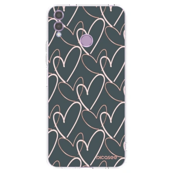 Picasee silikonski prozorni ovitek za Honor 8X - Lots of love