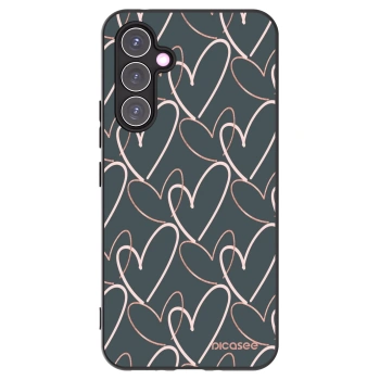 Picasee silikonski črni ovitek za Samsung Galaxy A54 5G A546B - Lots of love