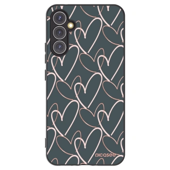 Picasee silikonski črni ovitek za Samsung Galaxy A34 5G A346B - Lots of love